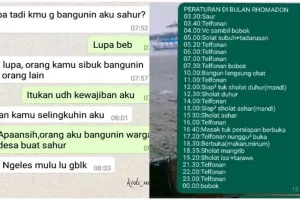 11 Chat lucu dengan pacar selama Ramadan ini penuh drama, pengen marah takut puasa batal