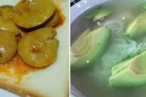 45 Potret kocak kombinasi makanan nyeleneh ini bikin Ramadan jadi menantang, bisa dicoba buat sahur