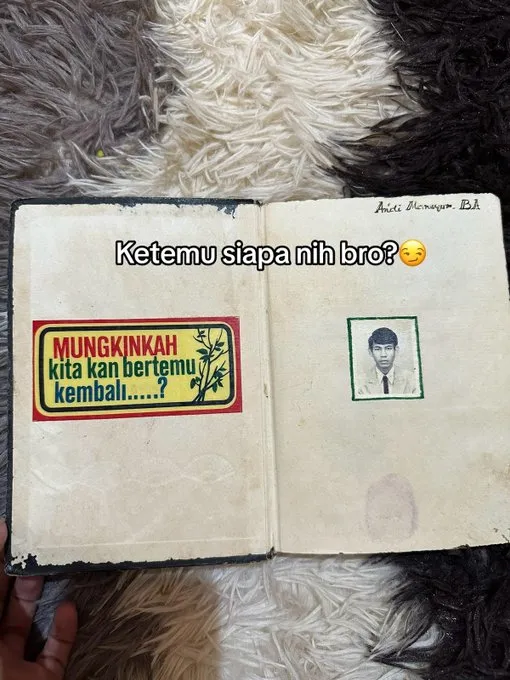 Momen anak temukan diary almarhum ayahnya © X