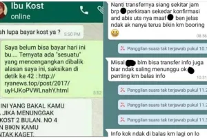 11 Chat lucu ketika anak kos ditagih uang sewa ini ngelesnya bikin geleng kepala, nyeleneh abis