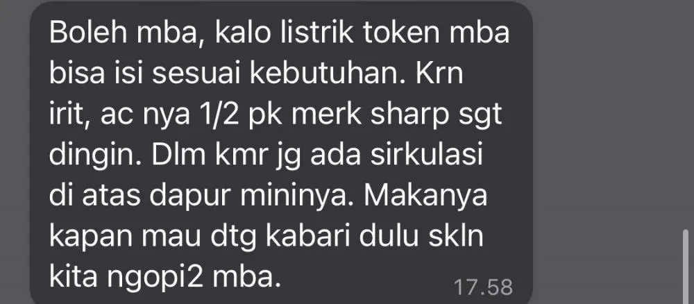 Chat lucu orang nyari kos © X Chat lucu orang nyari kos © X