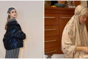 Hasil jahit dengan tangan sendiri, begini 9 potret Zaskia Gotik banting stir jualan baju dan hijab