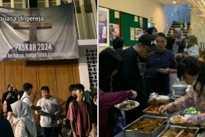 Gereja ini disulap jadi lokasi bukber, 7 penampakan dekorasinya bikin lupa tempat aslinya