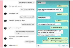 Kelakuan costumer saat tanya stok barang ini uji kesabaran penjual, 11 chat lucunya bikin ngelus dada