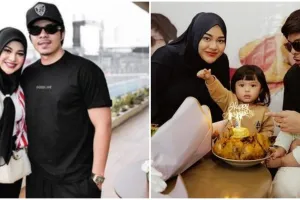 Buket bunganya dari lalapan, begini 7 momen anniversary ke-3 Atta-Aurel bertema warung pecel lele