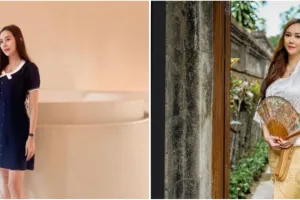 Rumah barunya ditaksir Rp 50 M banyak spot estetik, 9 potret kolam renang Aura Kasih pakai air garam