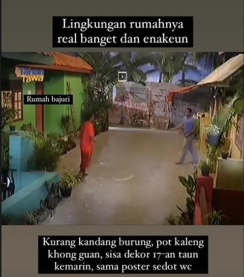 rumah Bajaj Bajuri sederhana © Instagram rumah Bajaj Bajuri sederhana © Instagram