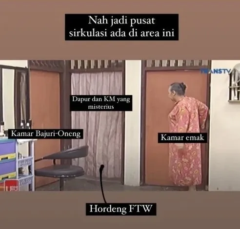 rumah Bajaj Bajuri sederhana © Instagram rumah Bajaj Bajuri sederhana © Instagram