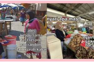 11 Meme kocak tanya jawab di pasar ini endingnya bikin galau, kaum merana karena cinta pasti relate