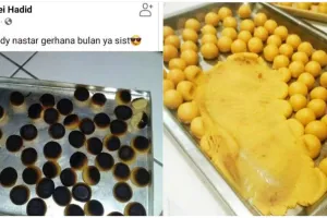 11 Potret kocak momen apes saat bikin kue Lebaran ini lihatnya auto ngelus dada, fix rugi uang belanja
