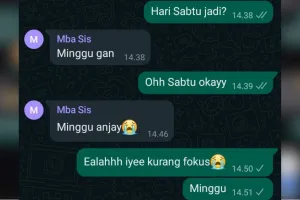 11 Chat lucu orang kurang fokus ini bacanya jadi ikutan emosi, harus sabar sambil ngelus dada