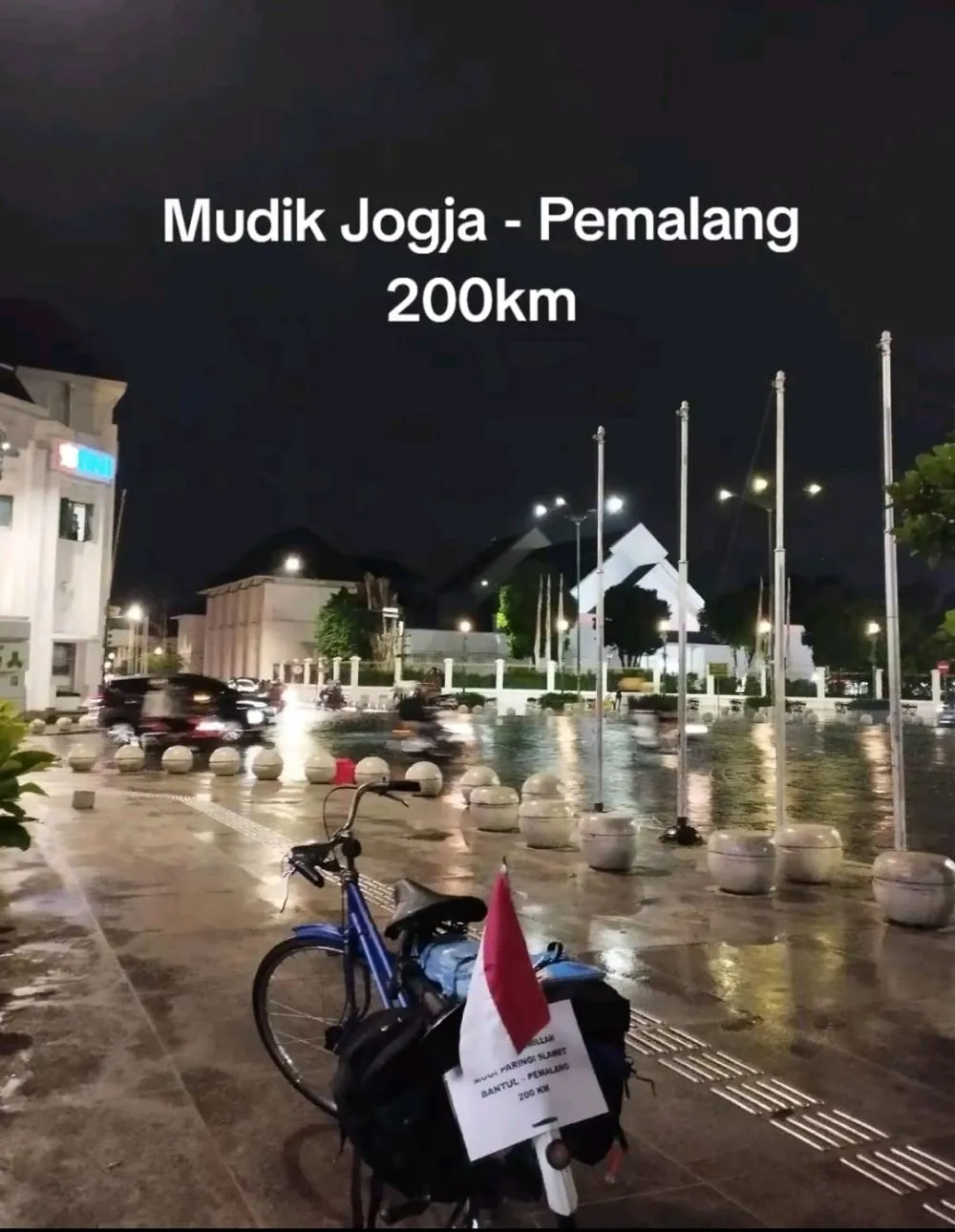 mudik jogja-pemalang naik sepeda © TikTok
