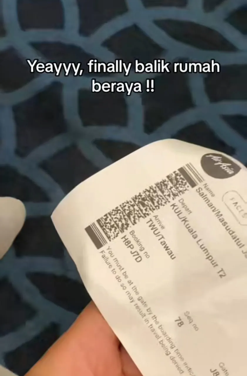 mudik rumah terbakar © TikTok