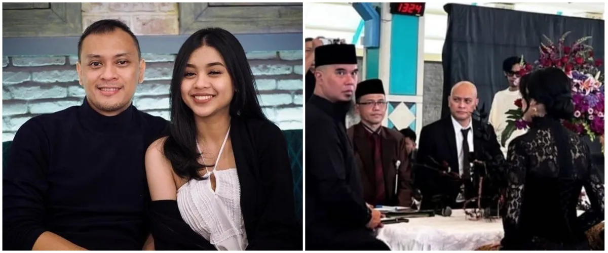 9 momen pernikahan putri Andra Ramadhan Dewa 19, Ahmad Dhani jadi saksi saat akad