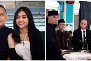 9 momen pernikahan putri Andra Ramadhan Dewa 19, Ahmad Dhani jadi saksi saat akad