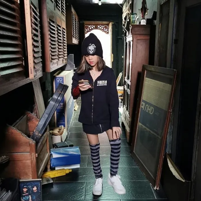 Gaya modis Safeea anak Ahmad Dhani © Instagram