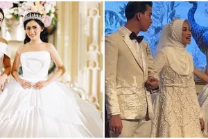 Gegara pakai gaun wah saat kondangan, penampilan 7 seleb ini tuai kritik dianggap saingi pengantin