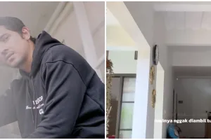 9 Potret dapur semi outdoor di rumah orang tua Arya Saloka, peralatan dapur jadulnya bikin salfok