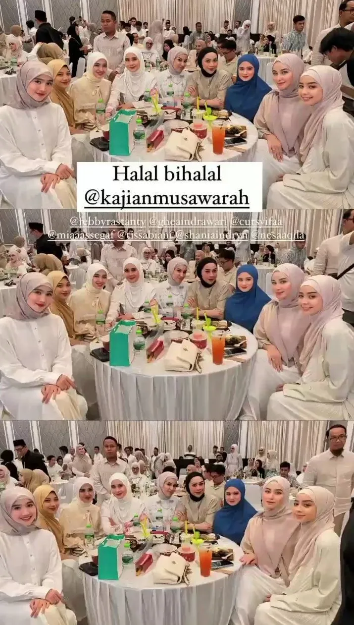 momen ira nandha di halalbihalal © berbagai sumber momen ira nandha di halalbihalal © berbagai sumber