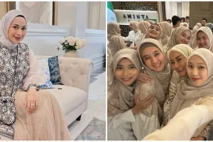 8 Momen Ira Nandha di halalbihalal Kajian Musyawarah, kehadiran suami yang pernah selingkuh disorot