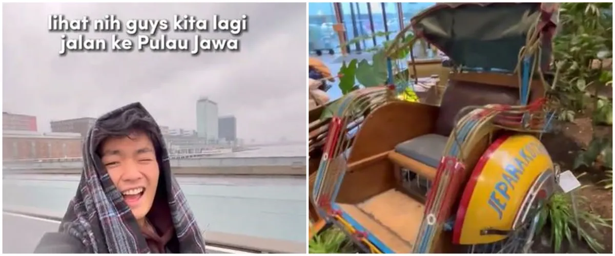 Pria WNI ini bagikan penampakan pulau Jawa yang ada di Belanda, 9 potretnya perlihatkan becak Jepara