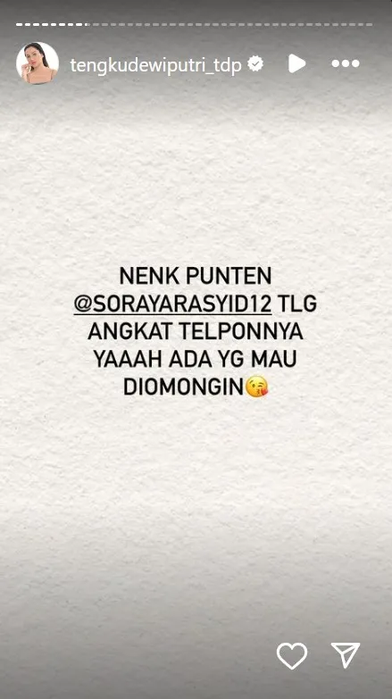 klarifikasi soraya rasyid © 2024 Instagram klarifikasi soraya rasyid © 2024 Instagram