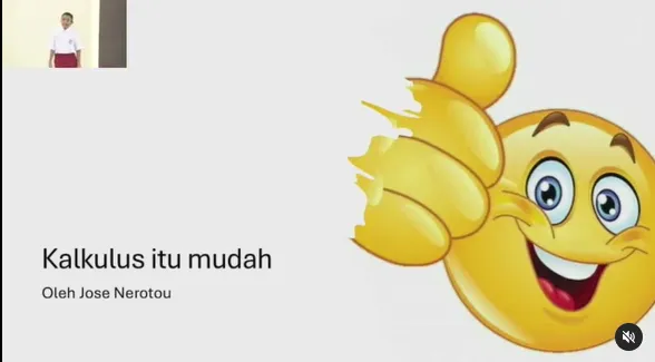 bocah 6 SD mengajar kalkulus © Instagram