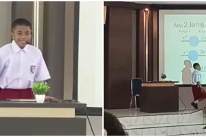 Viral bocah kelas 6 SD Papua mengajar kalkulus di depan mahasiswa, ternyata bukan anak sembarangan