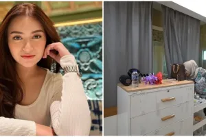 Cuman disekat pakai gorden, 9 potret kamar mandi Nathalie Holscher ini unik pol