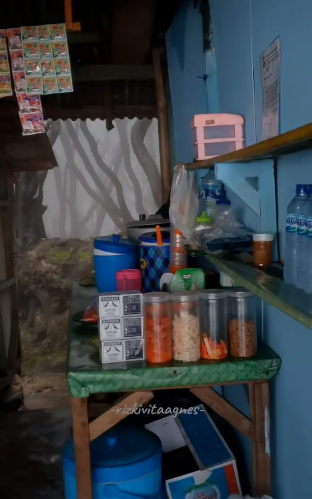 penampakan halaman belakang warung © TikTok penampakan halaman belakang warung © TikTok