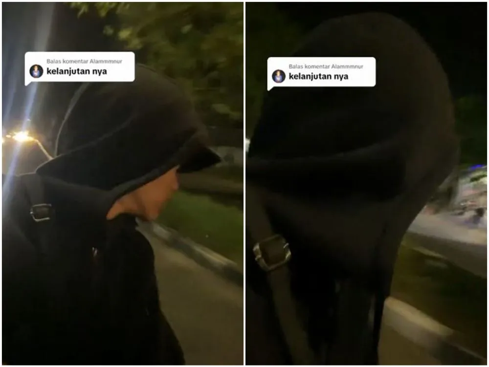 momen cowok ngambek pilih jalan © TikTok momen cowok ngambek pilih jalan © TikTok