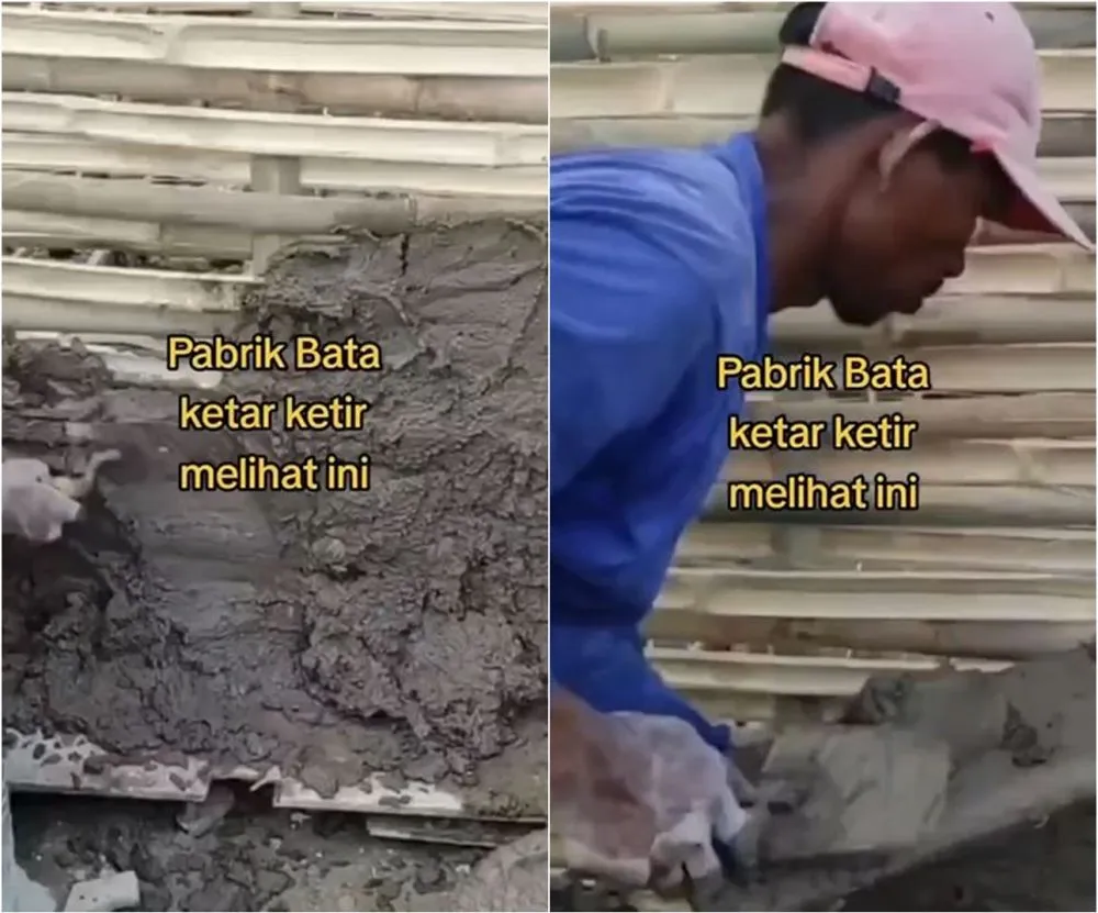 Lifehack nyeleneh pria bangun tembok pakai rangka bambu Instagram Lifehack nyeleneh pria bangun tembok pakai rangka bambu Instagram