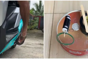 Lifehack nyeleneh alarm maling motor ini bikinnya ribet tapi hasilnya ngecewain