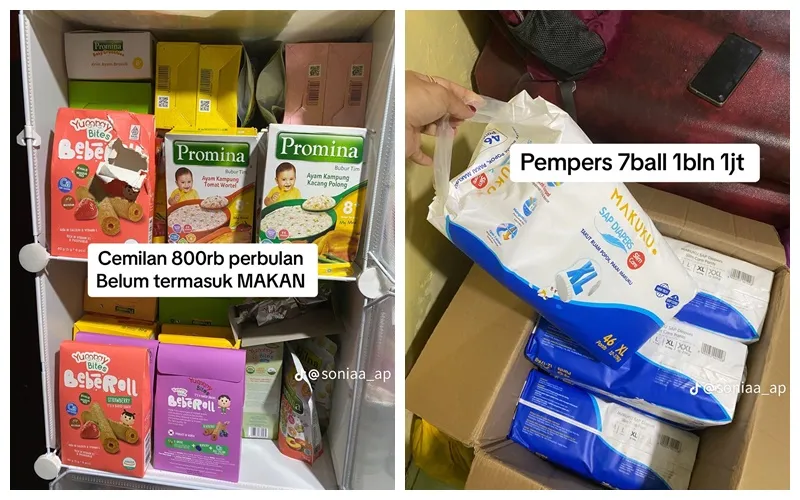 spill budget keperluan anaknya © TikTok