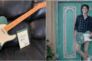 Eross Sheila on 7 lelang gitar seharga Rp 32 juta untuk donasi ke Palestina, tembus ratusan juta