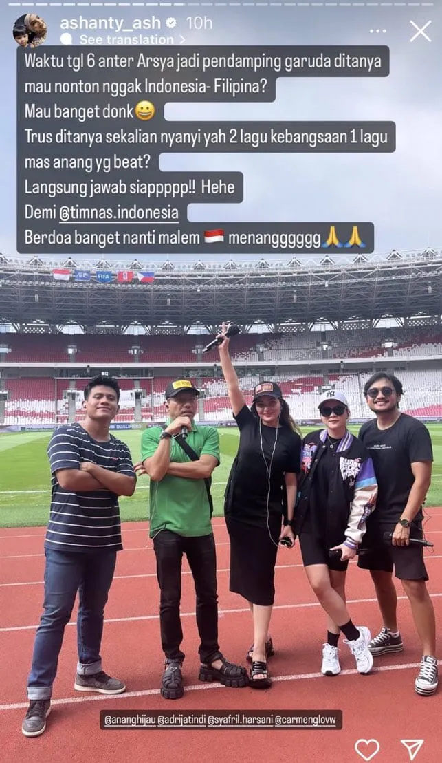 kronologi Anang Ashanty bisa nyanyi di GBK © Instagram
