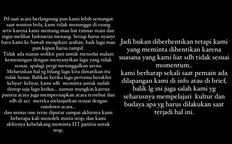 klarifikasi Anang Hermansyah usai nyanyi © Instagram