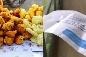 Cowok ini temukan barang bukti perselingkuhan di bungkus gorengan, isinya bikin syok