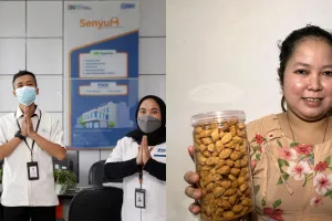 Penjual kue & baju di Pasar Rebo ini bisa topang perekonomian keluarga berkat Holding Ultra Mikro BRI