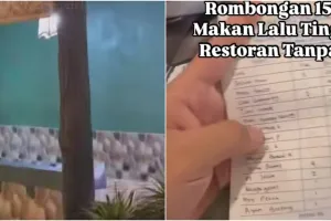 Kisah pilu pemilik warung makan di Depok, rombongan 15 orang makan tak bayar, rugi ratusan ribu rupiah
