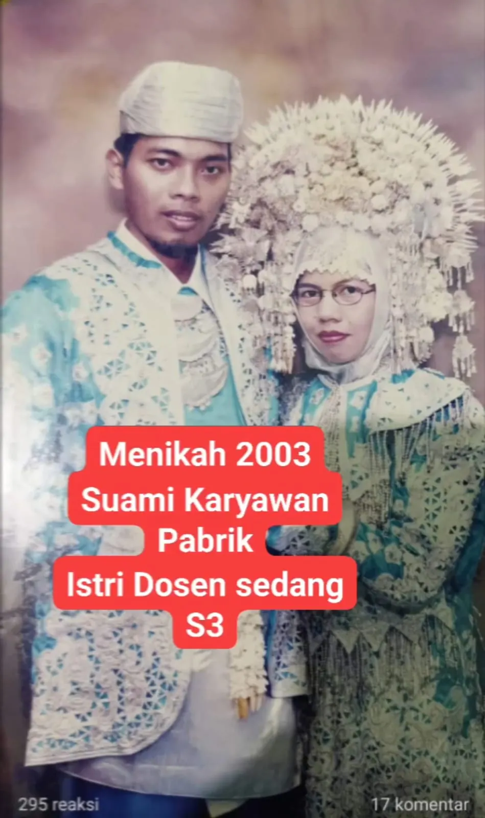 dosen nikahi karyawan pabrik © TikTok dosen nikahi karyawan pabrik © TikTok