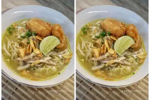 Cara membuat soto ayam khas Kudus, kuahnya bening dan bumbunya nendang