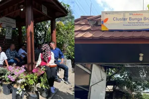 Cerita klaster bunga bratang binaan BRI di surabaya, kini punya tempat usaha yang terus berkembang