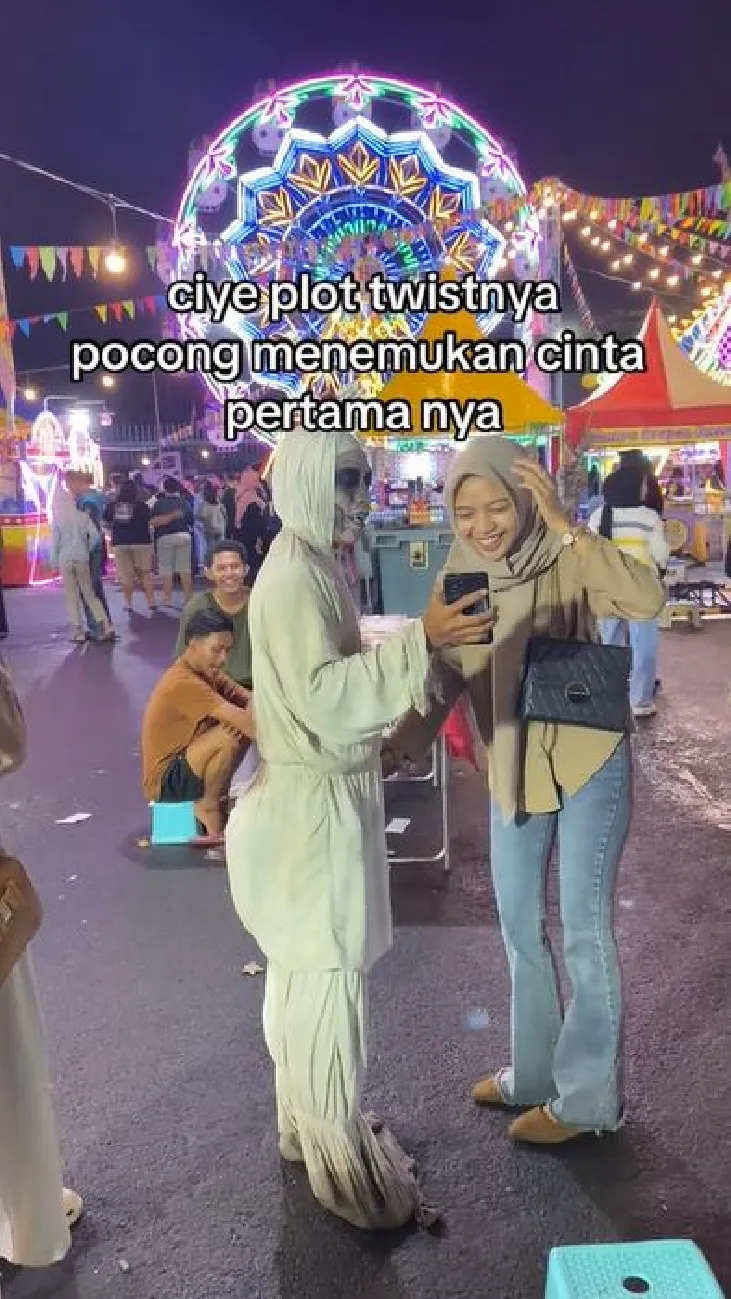 Momen kocak cewek PDKT sama pocong TikTok