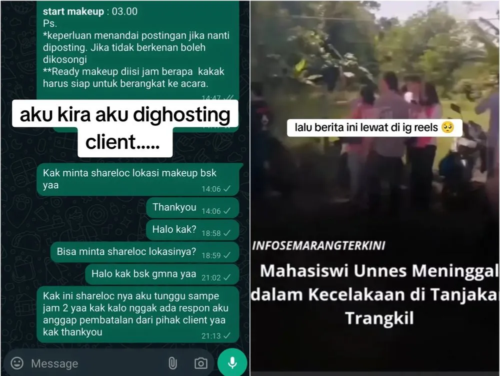 MUA wisuda ditinggal wafat klien TikTok MUA wisuda ditinggal wafat klien TikTok