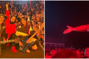 Tantri Kotak nyungsep dari panggung setinggi 2 meter saat nyanyi di Cianjur, begini kronologinya