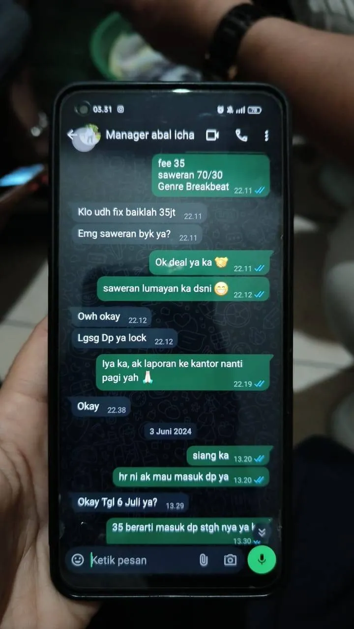 bayaran nathalie sekali nge-dj © instagram