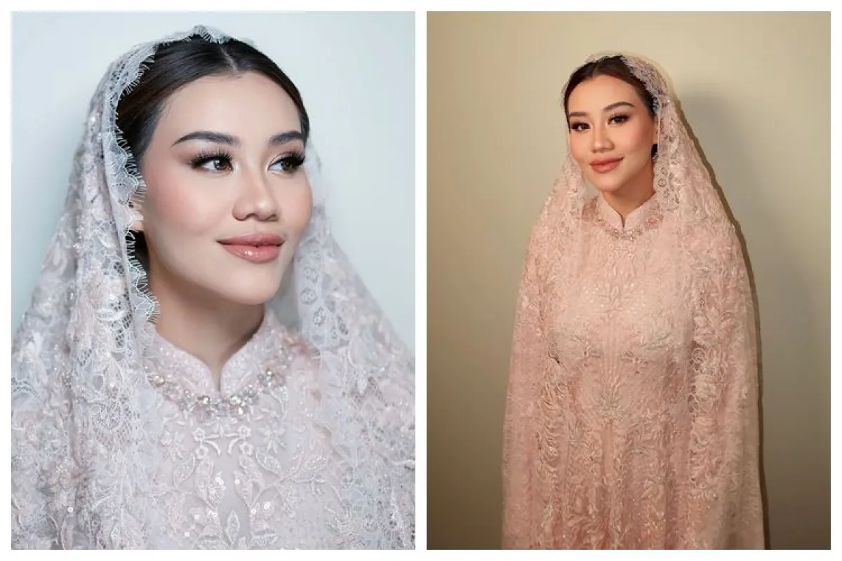 7 Detail makeup Aaliyah Massaid saat pengajian jelang nikah, tampil anggun dengan look makeup soft