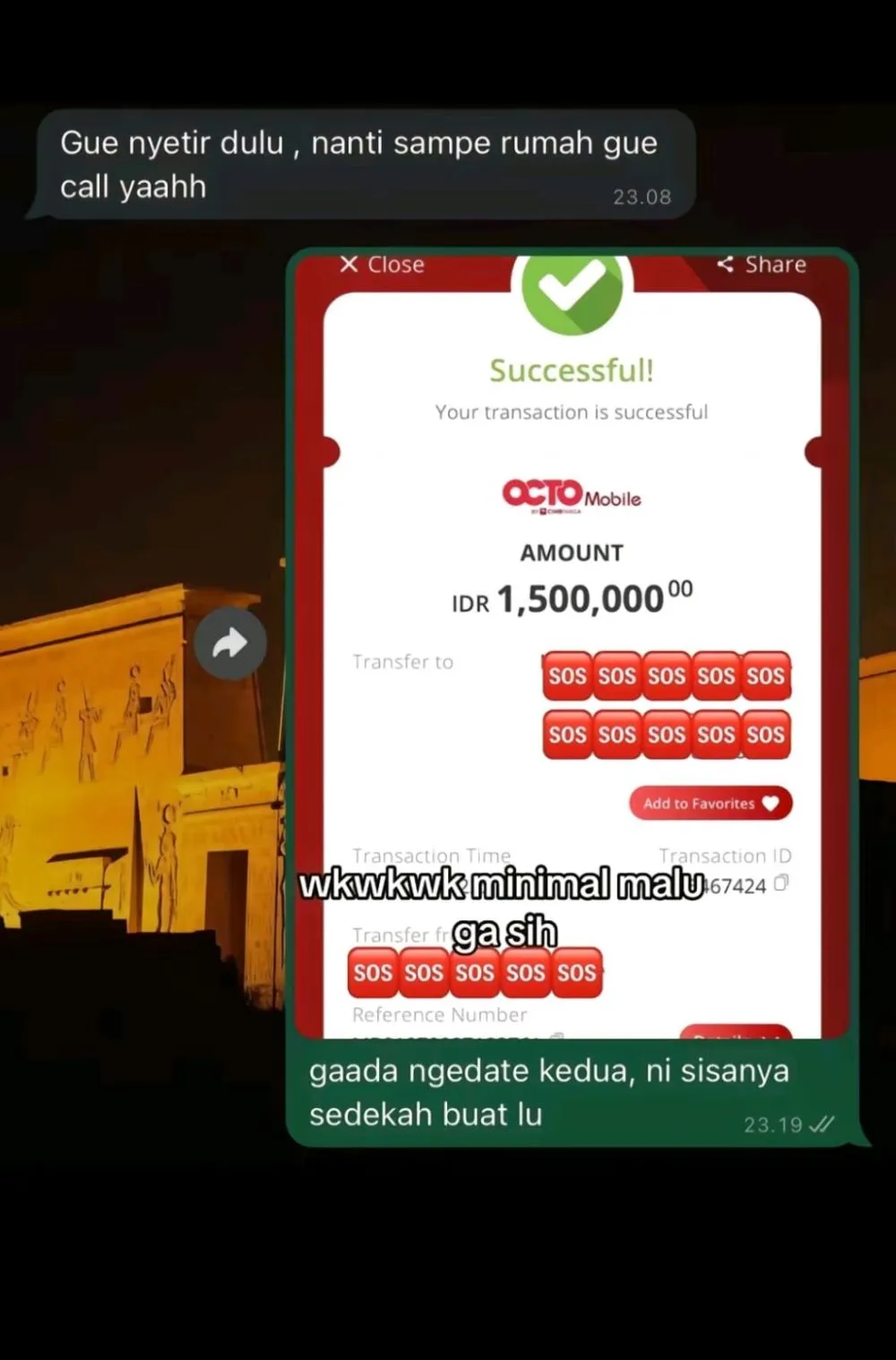 Momen wanita kesal diajak split bill © TikTok Momen wanita kesal diajak split bill © TikTok