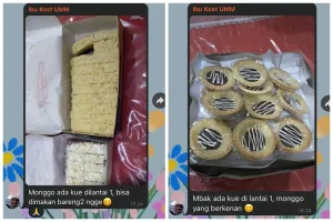 Viral ibu kos baik hati, rutin bagikan makanan ke anak kos, menu makananya bikin emoh pindah kos